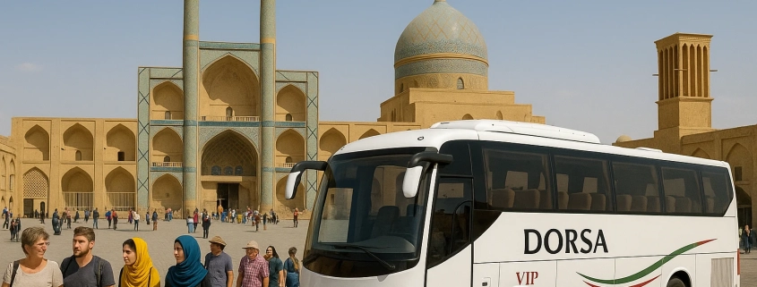 «اجاره اتوبوس VIP امیرچخماق یزد با وی‌آی‌پی رنت کار»