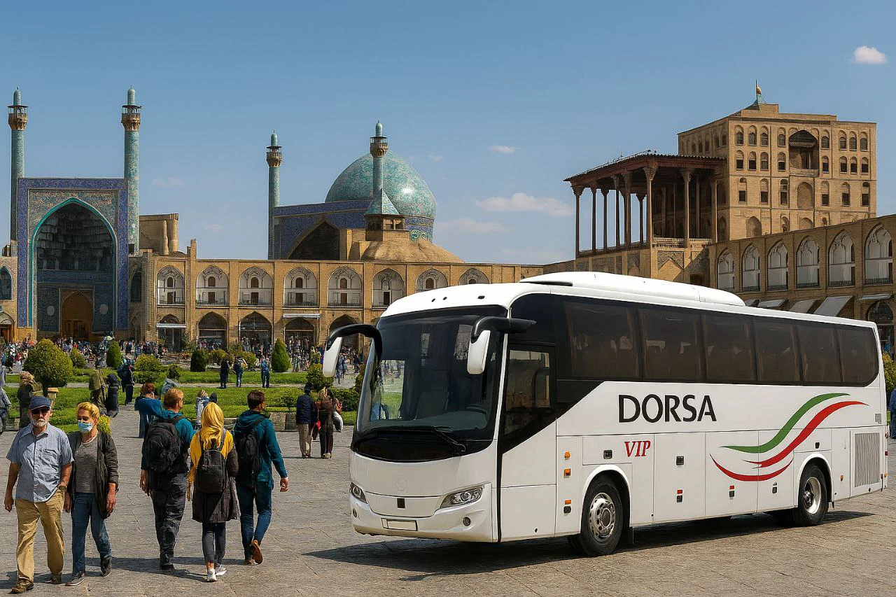 «اجاره اتوبوس VIP نقش‌جهان با وی‌آی‌پی رنت کار»