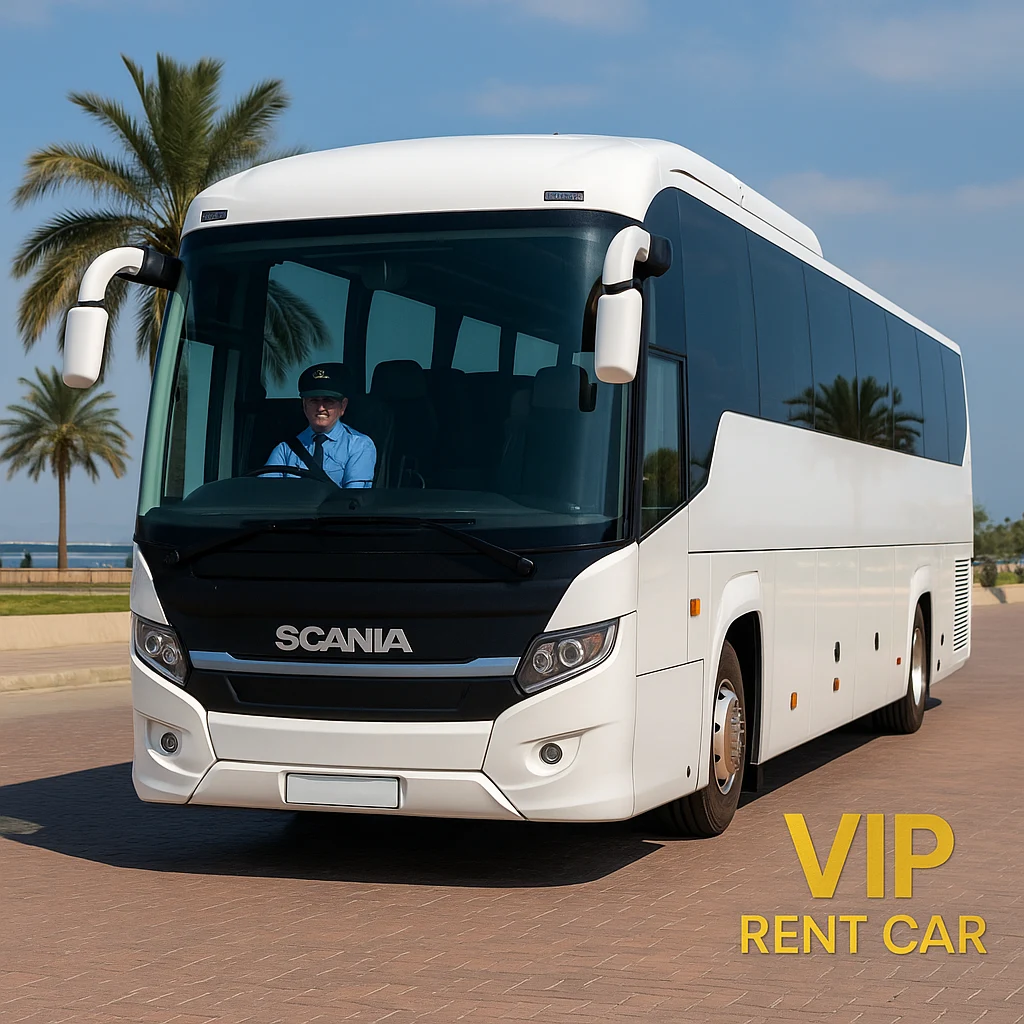 اجاره اتوبوس اسکانیا با راننده در بندرعباس، رنت و کرایه روزانه