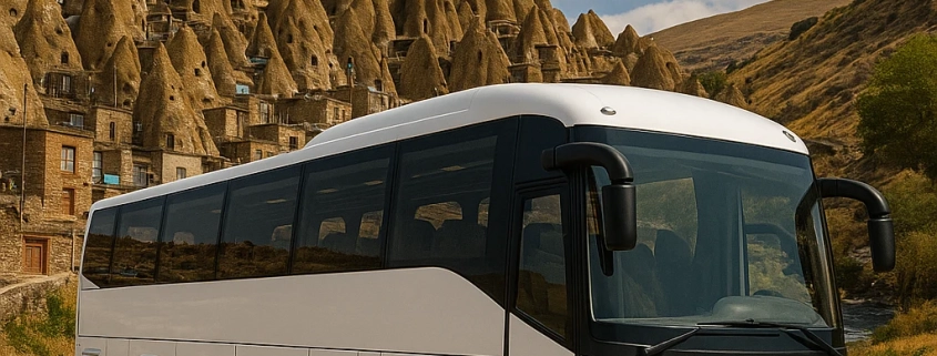اجاره اتوبوس برای روستای صخره‌ای کندوان در تبریز
