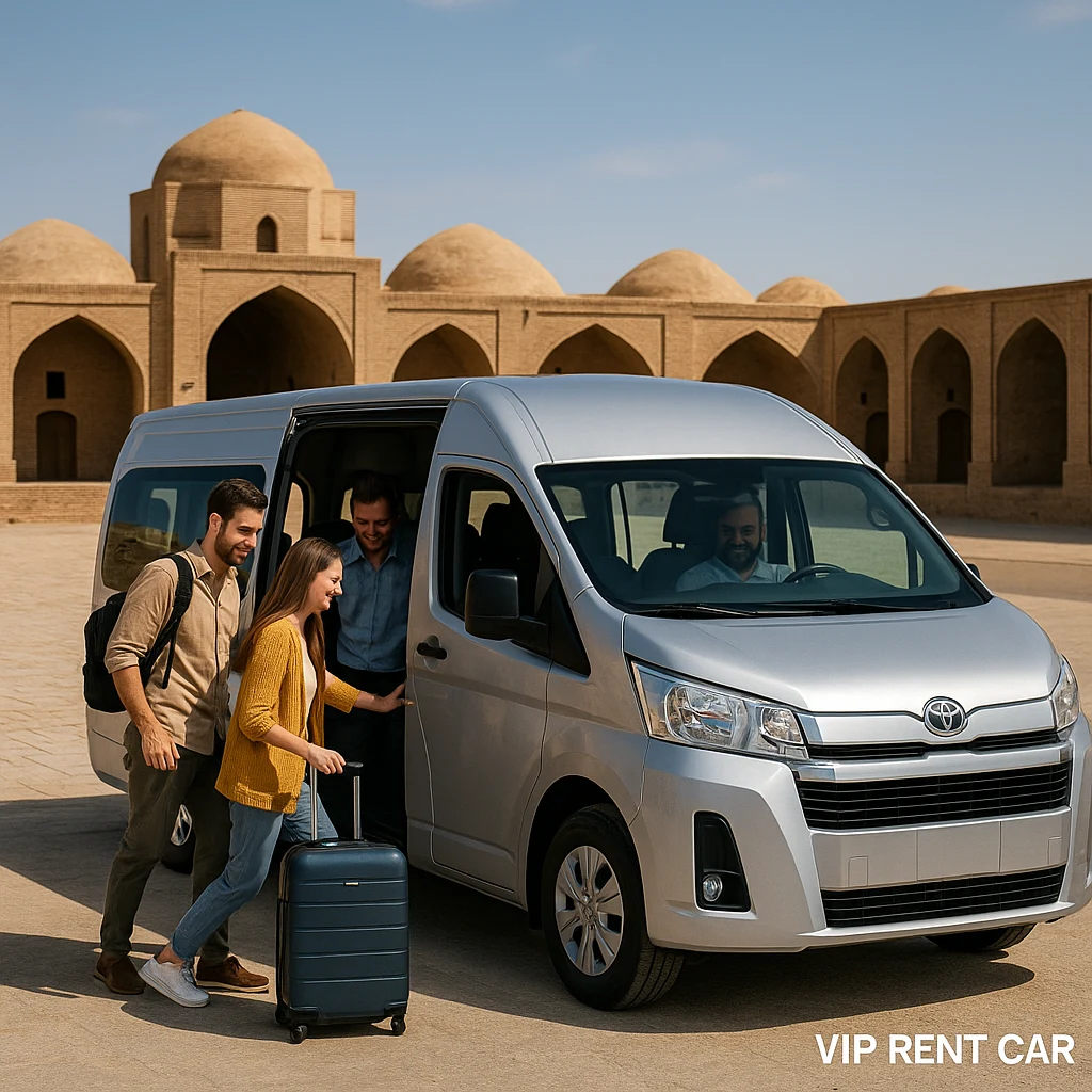 اجاره ون تویوتا در کاروانسرای تاریخی گرمسار