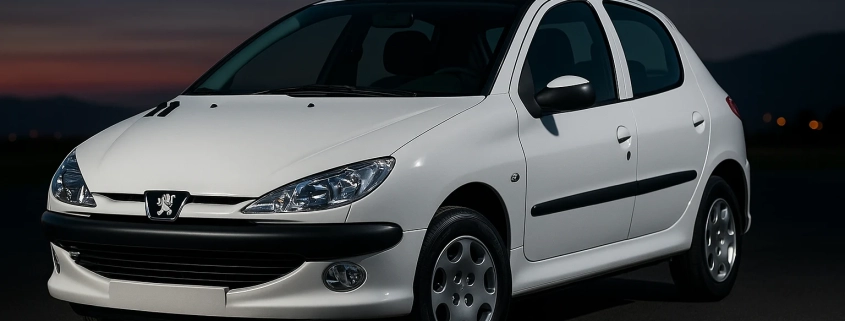 اجاره پژو 206 با وی آی پی رنت کار