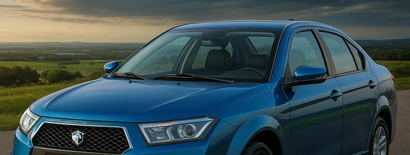 دنا پلاس آبی متالیک ایران‌خودرو برای رنت خودرو