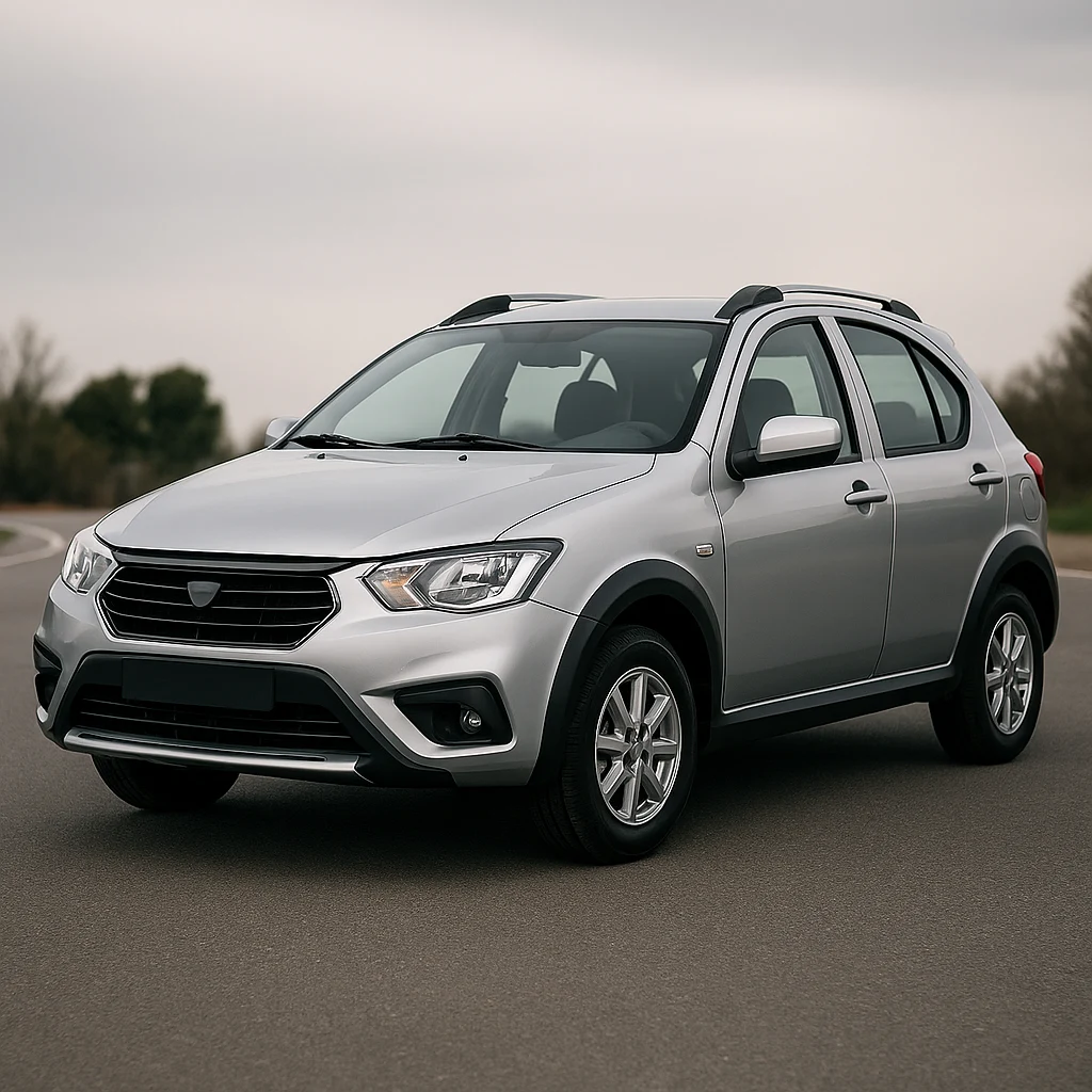 کوییک نقره‌ای سایپا؛ هاچ‌بک اقتصادی شهری در فضای بیرونی