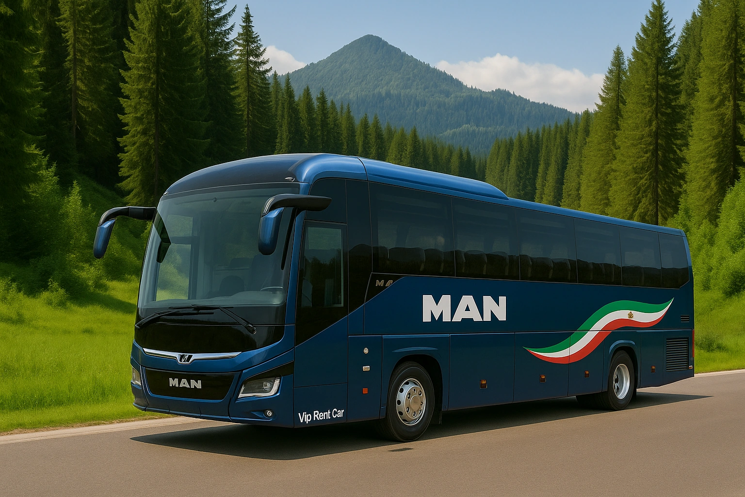 کرایه اتوبوس مان برای گردش در مزارع چای شمال