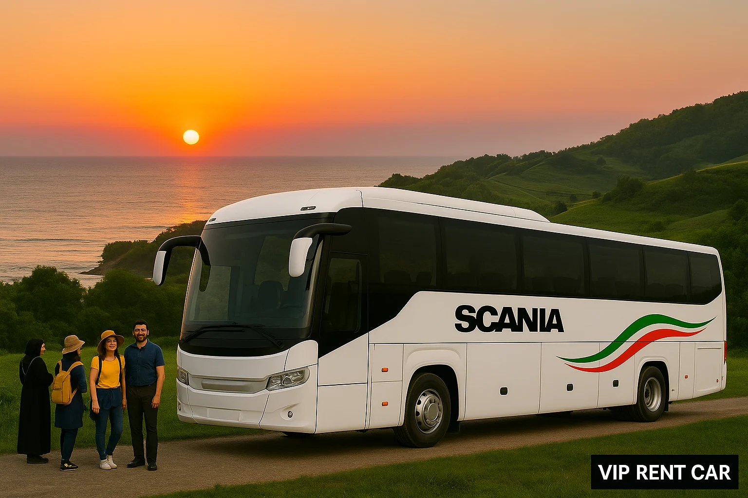 رنت اسکانیا برای گردشگری در گرگان