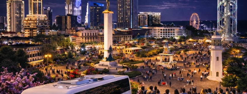 اجاره اتوبوس کاپوتاژ برای گرجستان