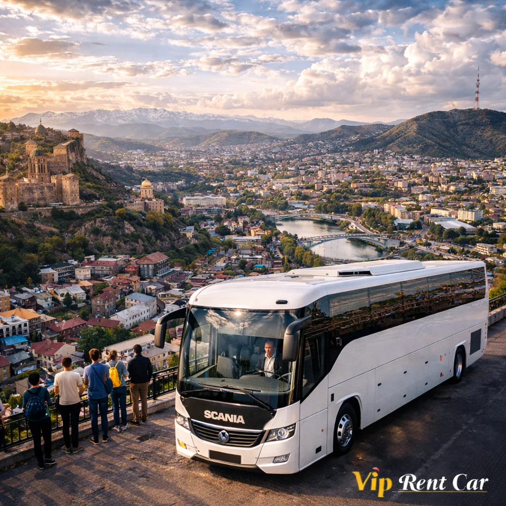 رنت اتوبوس با قیمت شفاف برای گرجستان