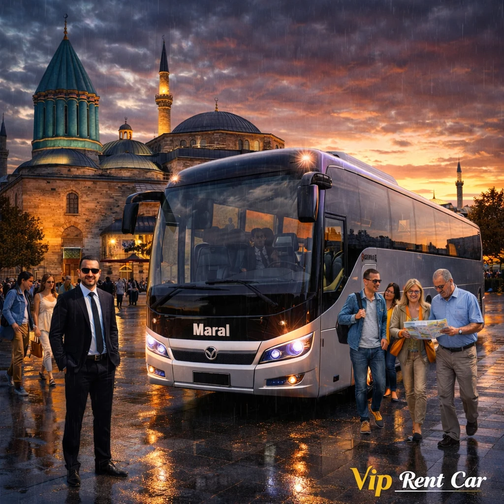 رنت اتوبوس با قیمت مناسب برای قونیه