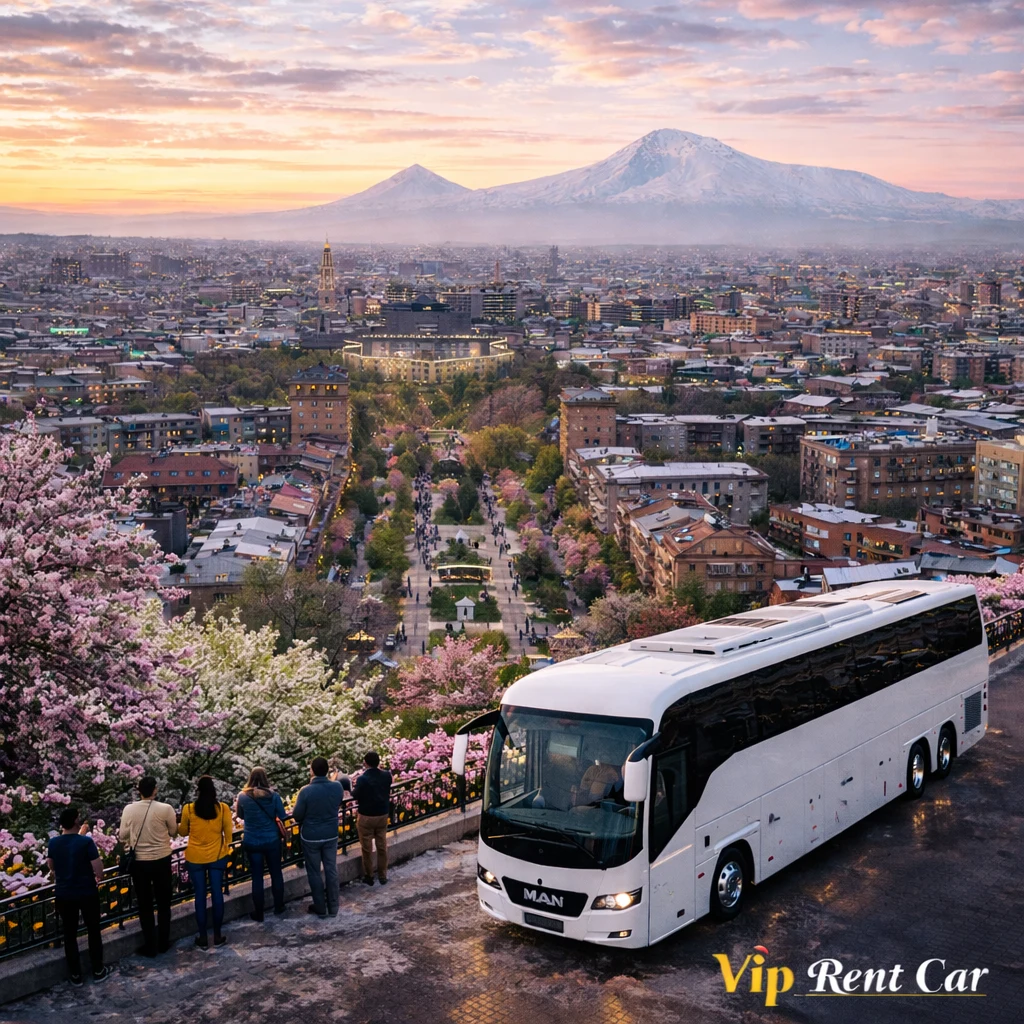 رنت اتوبوس کاپوتاژ برای ارمنستان